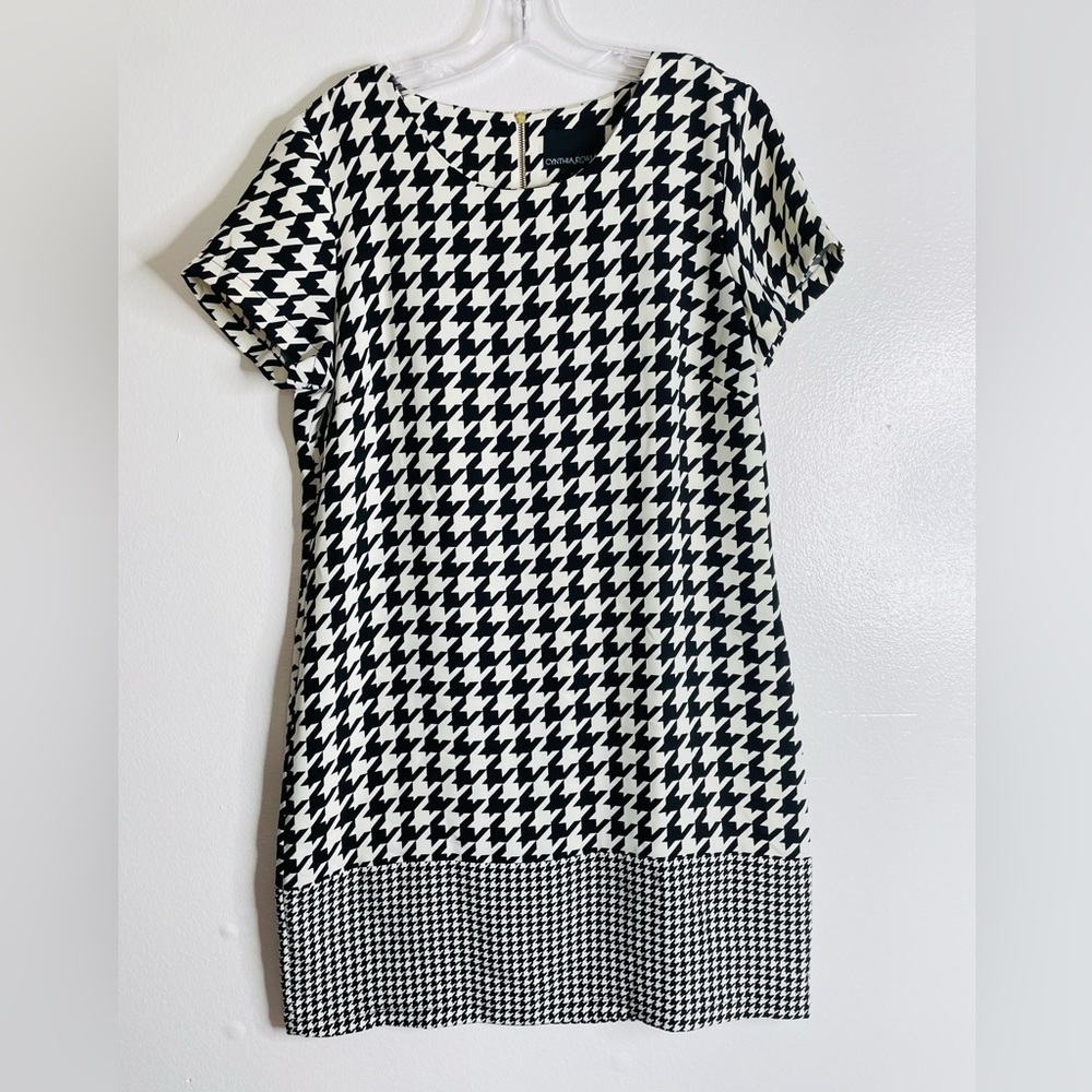 Cynthia Rowley Hound-tooth Midi Suit Dress